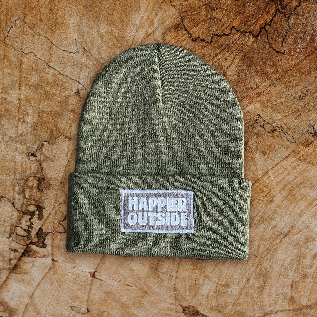 Happier Outside Knit Beanie