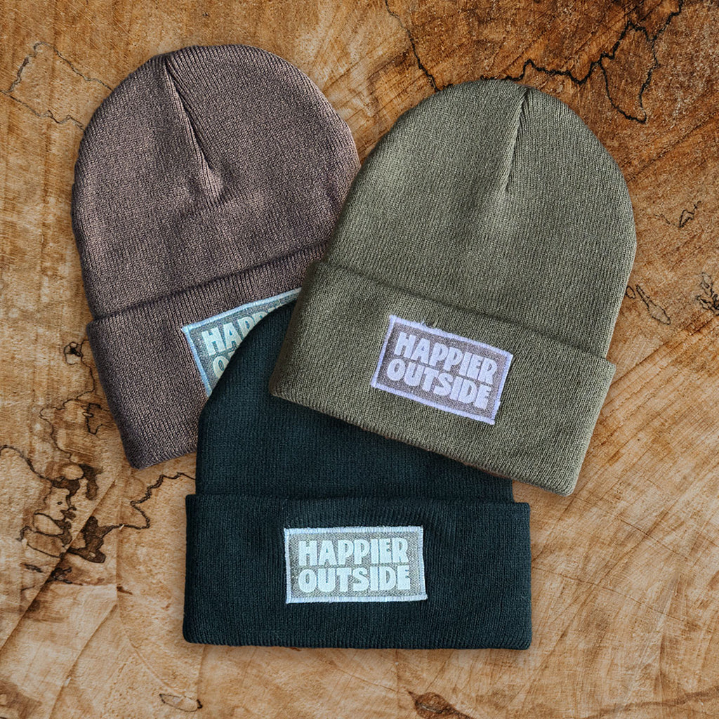 Happier Outside Knit Beanie