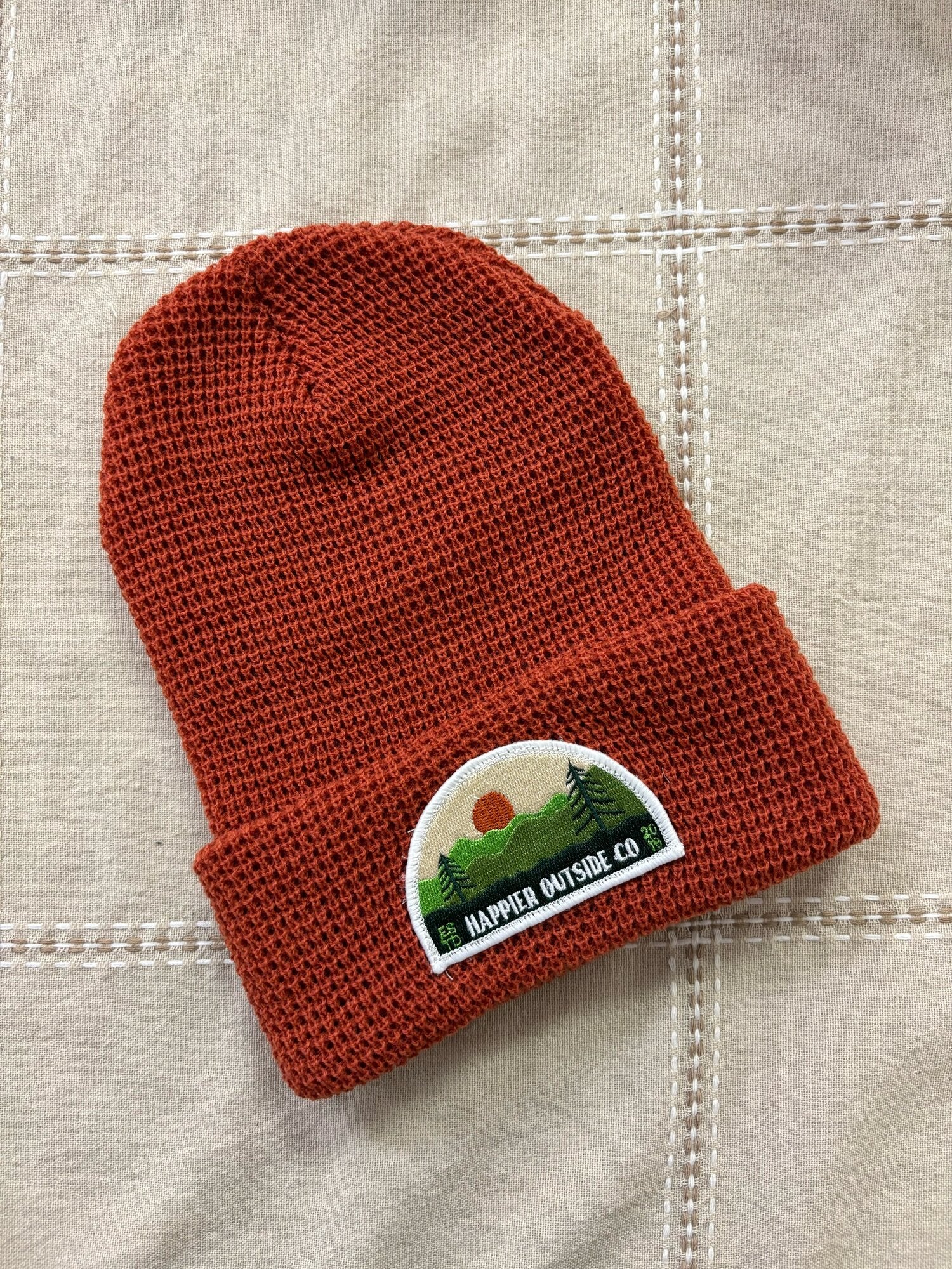 Waffle Knit Beanie