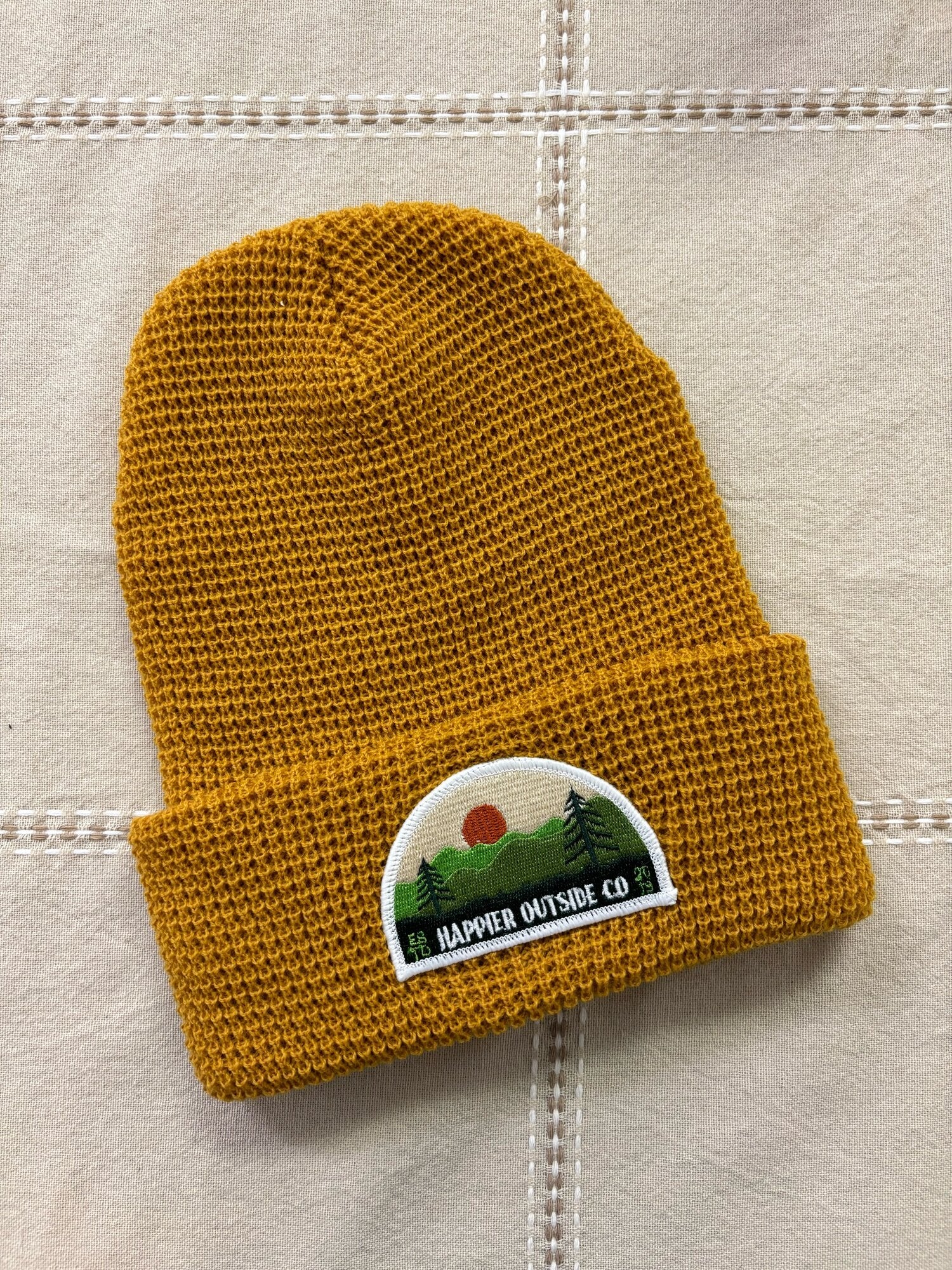 Waffle Knit Beanie
